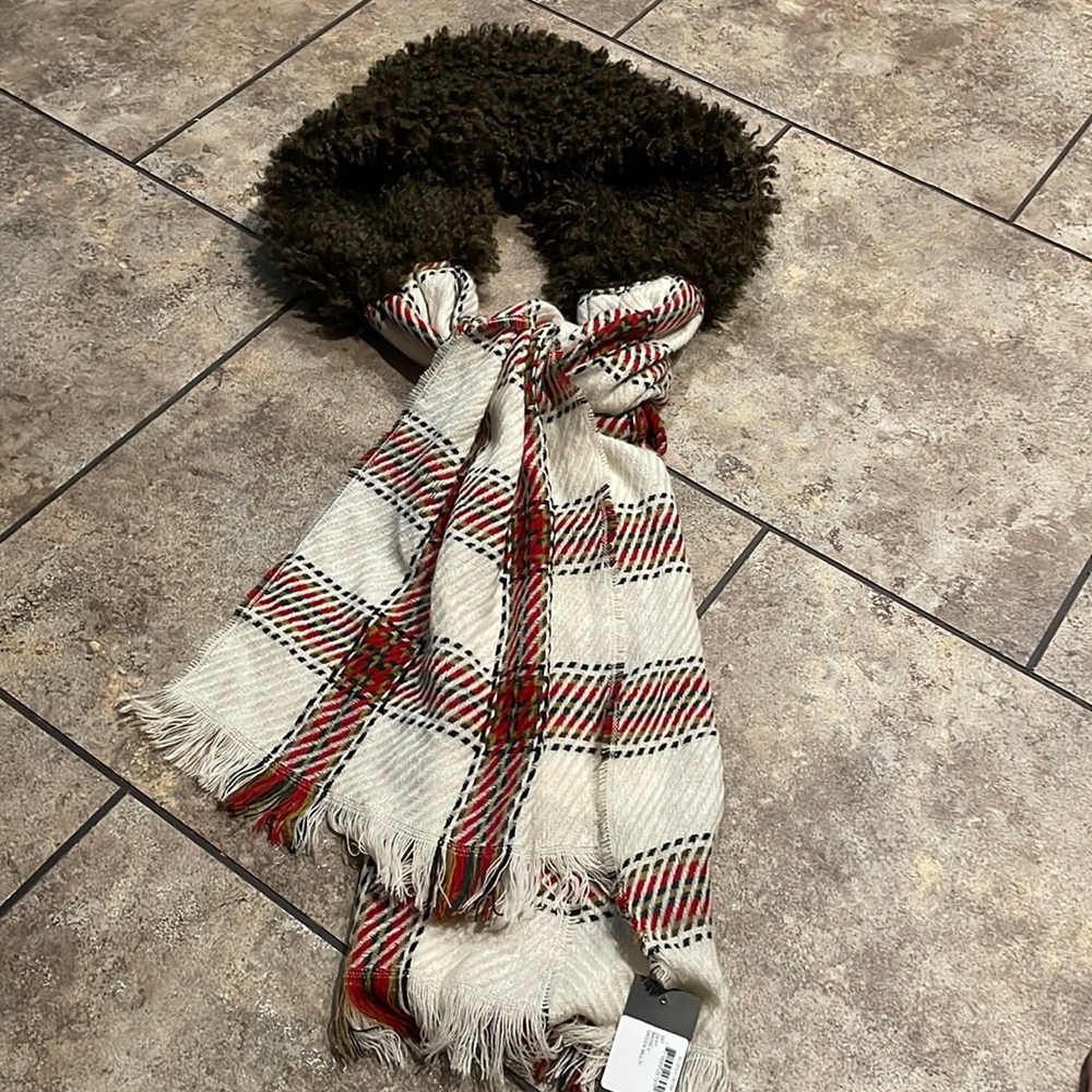 Emanuel Geraldo NWT faux fur scarf  from Nordstroms
